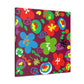 "Heavenly Petal Parade" - Floral Canvas