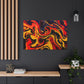Burning Water- Canvas - Abstract