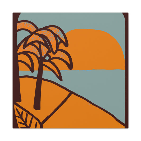 Woodland Oasis - Midcentury - Canvas