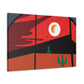 Aurora Bloom- Midcentury - Canvas