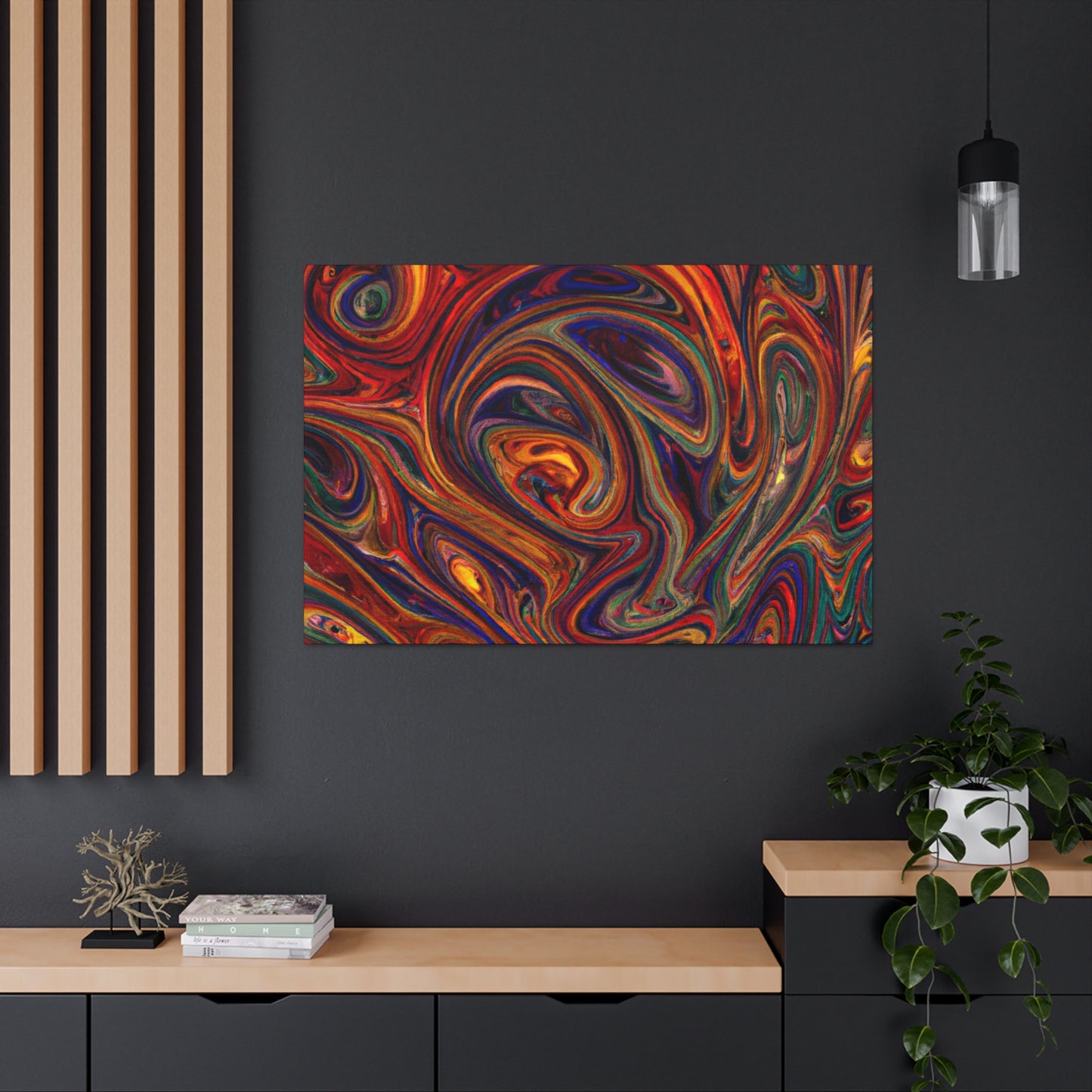 Burning Edges - Canvas - Abstract