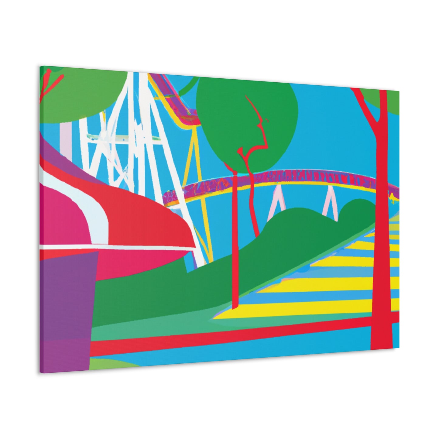 Petunia Paradise-Landscape - Canvas