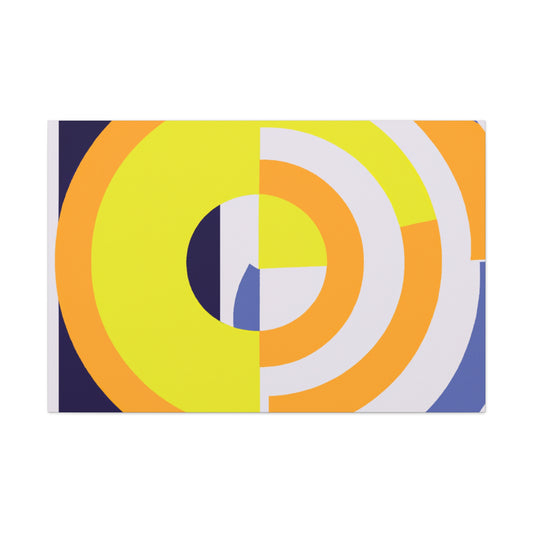 Collision of Color - Midcentury - Canvas