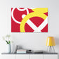 Modern Monochrome- Midcentury - Canvas