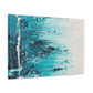 Aqua Frost- Abstract Canvas