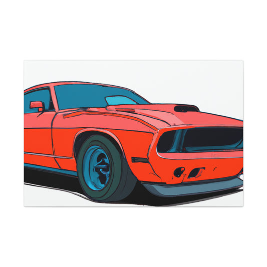The Inferno- Automobile - Canvas