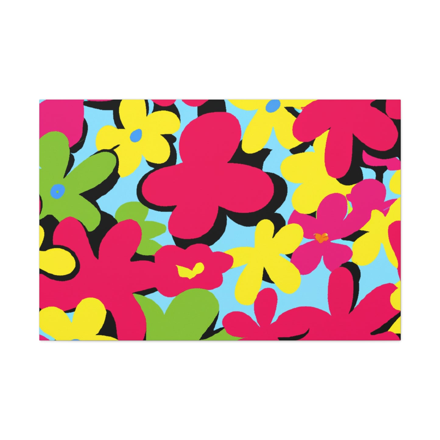 Flower Fields of Fortune - Floral Canvas