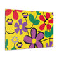 Flower Power Nap: Floral Canvas