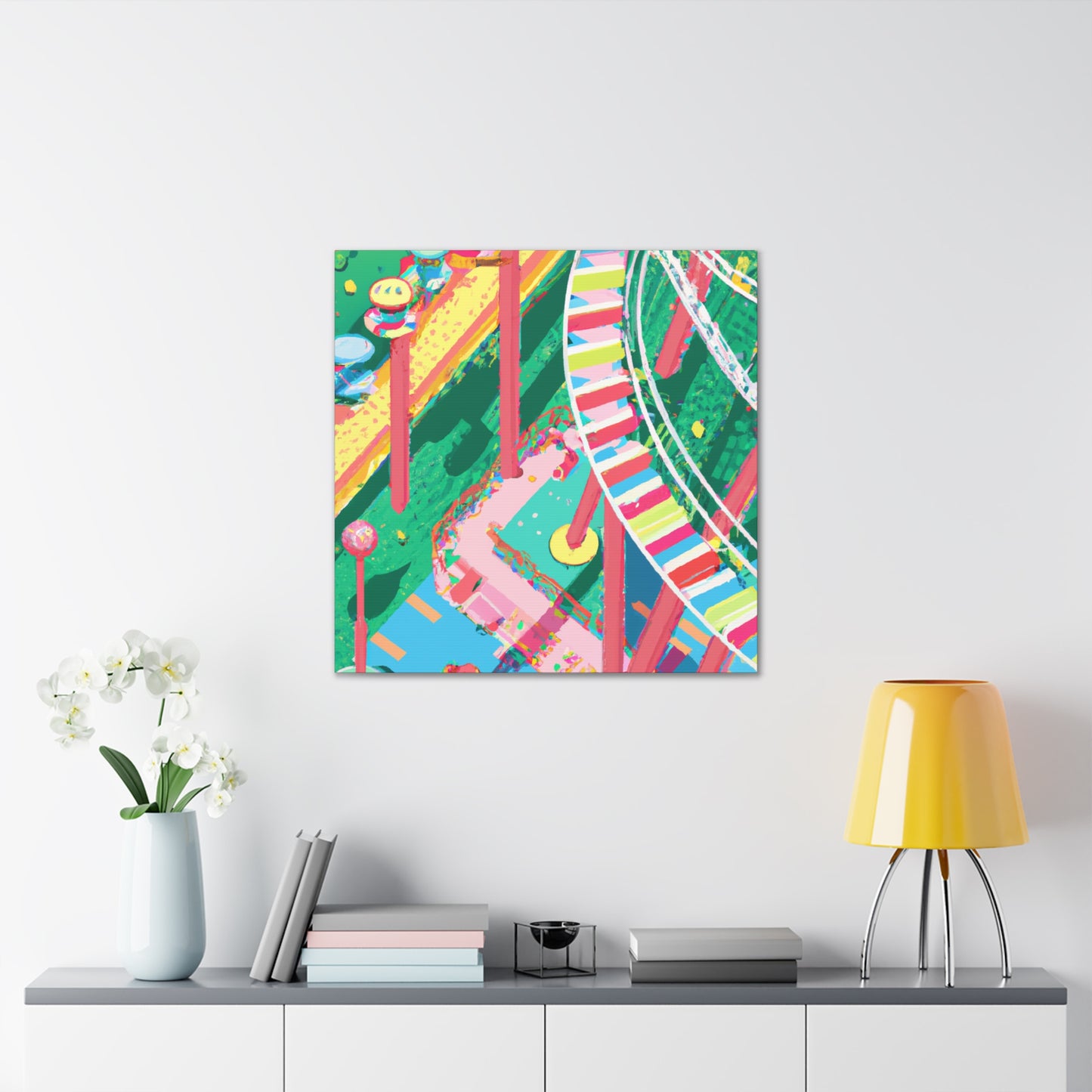 Candyland Vista - Amusement - Canvas