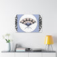 "Celestial Art Deco" - Art Deco Canvas
