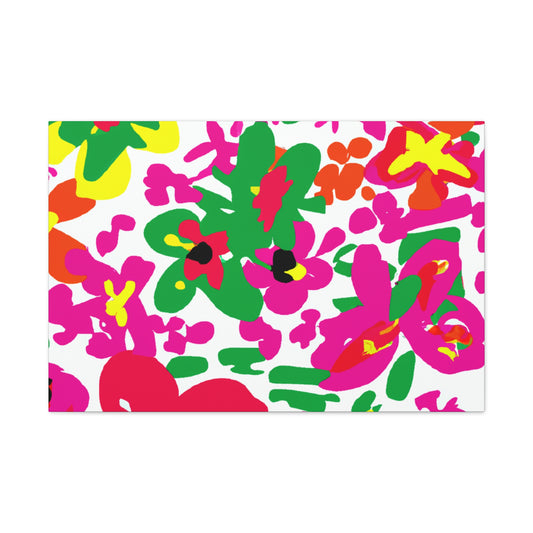 "The Bouquet of Spring's Blooms" - Floral Canvas