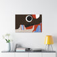 "Dreamy Geometric Glow - Midcentury" - Canvas