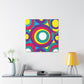 Circular Fury - Midcentury Retro Canvas