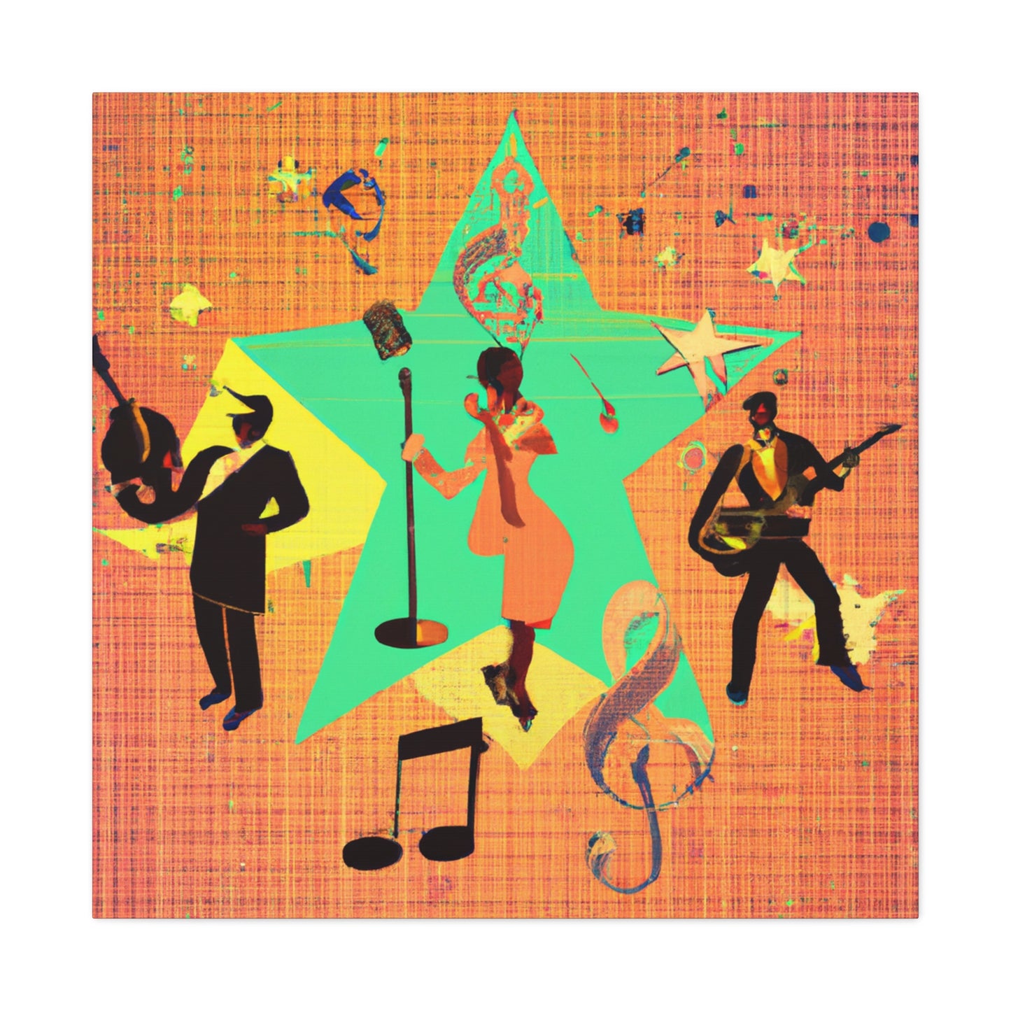 Twizzler Twang - Retro Music - Canvas
