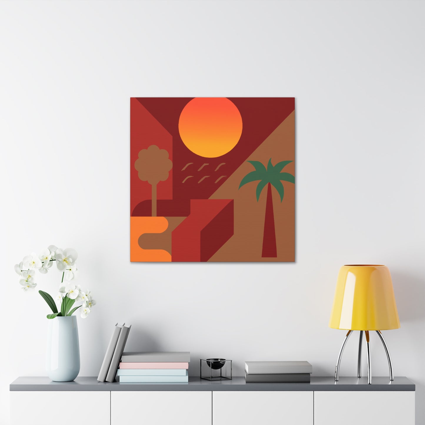 Utopia Bubble- Midcentury - Canvas
