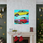 "Vintage Roadsters" - Automobile Canvas