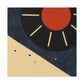 Rays - Retro Music Midcentury Canvas