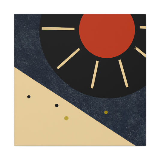 Rays - Retro Music Midcentury Canvas