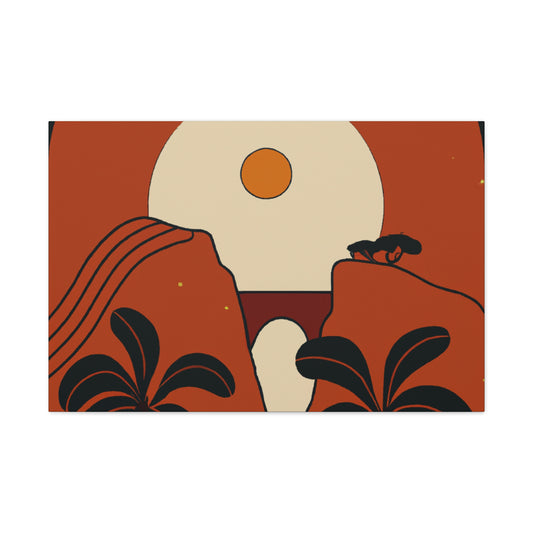 Timekeeper - Midcentury - Canvas