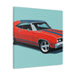 The Burnout Bronco - Automobile - Canvas