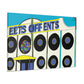 Sock Hop Shoppe - Retro Music Canvas