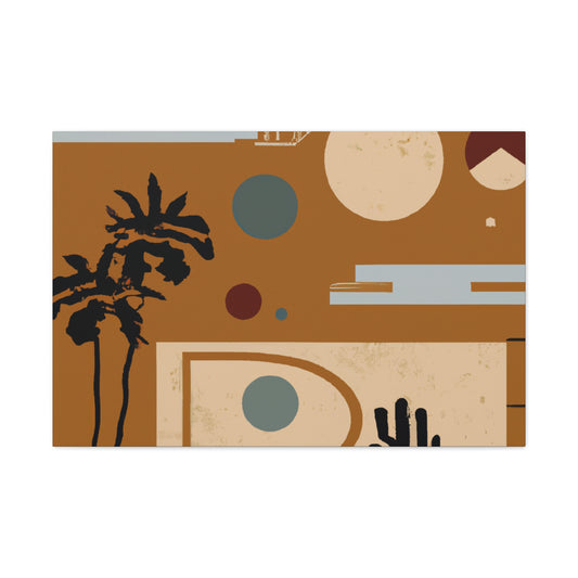 Bird's Eye Glimpse - Midcentury - Canvas