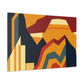 Barbicurl Lion - Midcentury Canvas - Abstract