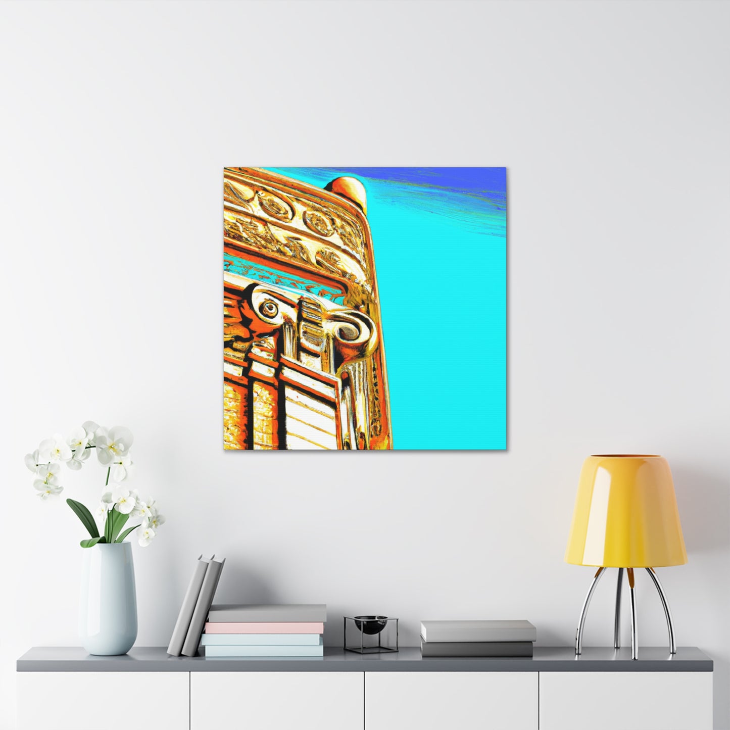 Opulent Palatial Neo-Deco - Canvas Art Deco