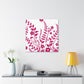 Carmine - Floral - Canvas