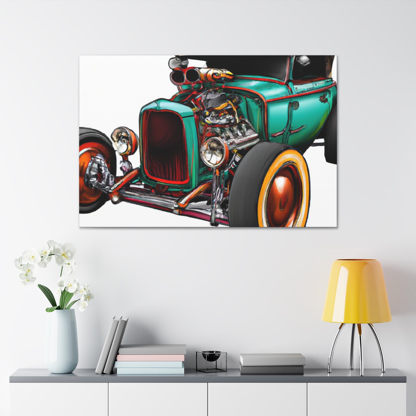 Vintage Vanguard - Automobile - Canvas
