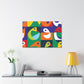 Vibrant Oases - Midcentury - Canvas