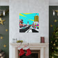Futuristic Alley - Canvas Pop Art