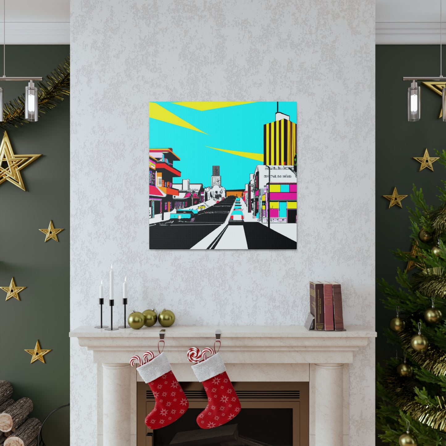 Futuristic Alley - Canvas Pop Art