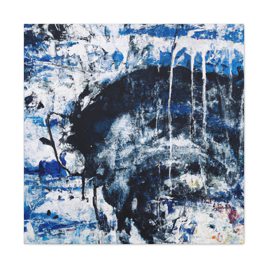 Winter Champaigne - Abstract Canvas
