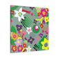 "The Petals of Paradise" - Floral Canvas