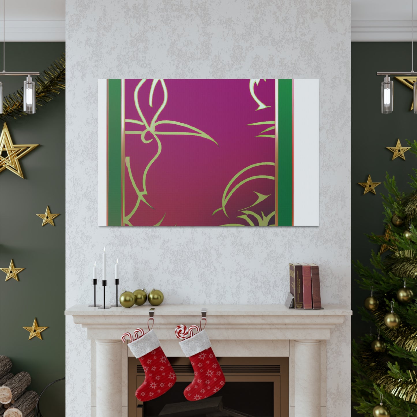 Pink Panel - Glass Canvas