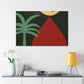 "Majestic Vibrancy - Midcentury" - Canvas