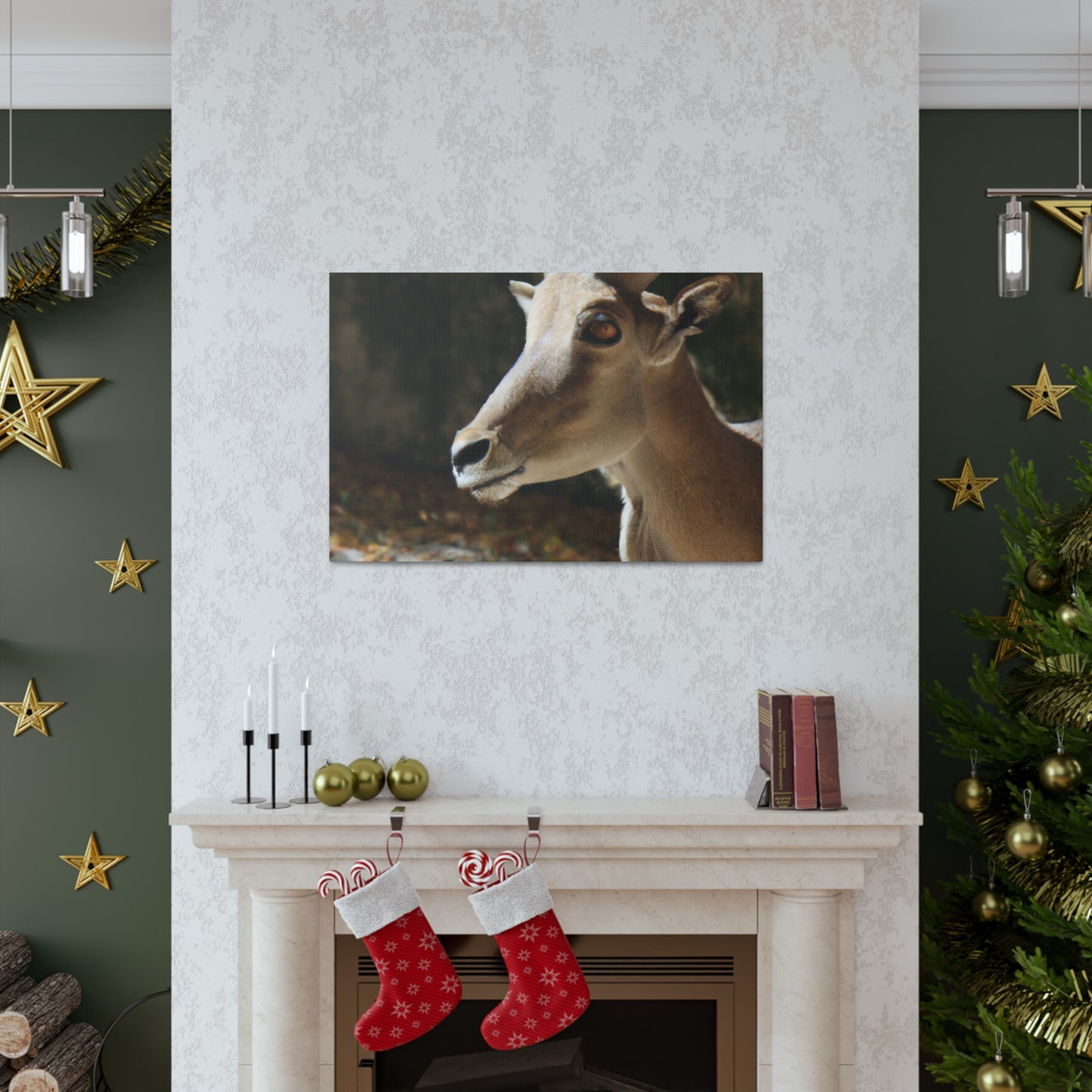 Elky Horn - Canvas Wildlife