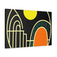 Retro Bloom - Midcentury - Canvas