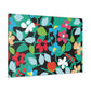 Blooming Happiness - Floral Canvas