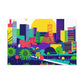 Llama Fiesta - South America - Canvas