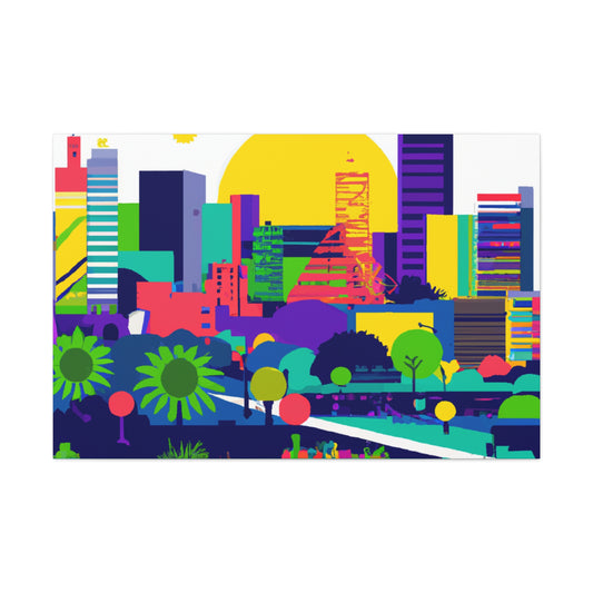 Llama Fiesta - South America - Canvas