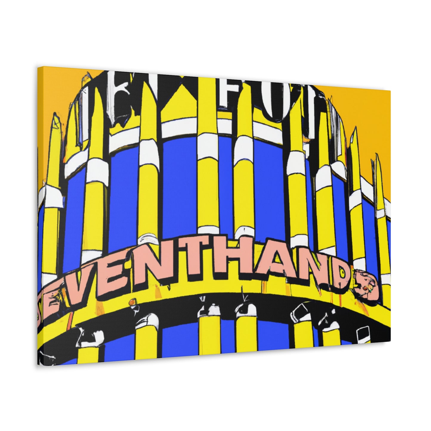 Column Town - Canvas Pop art