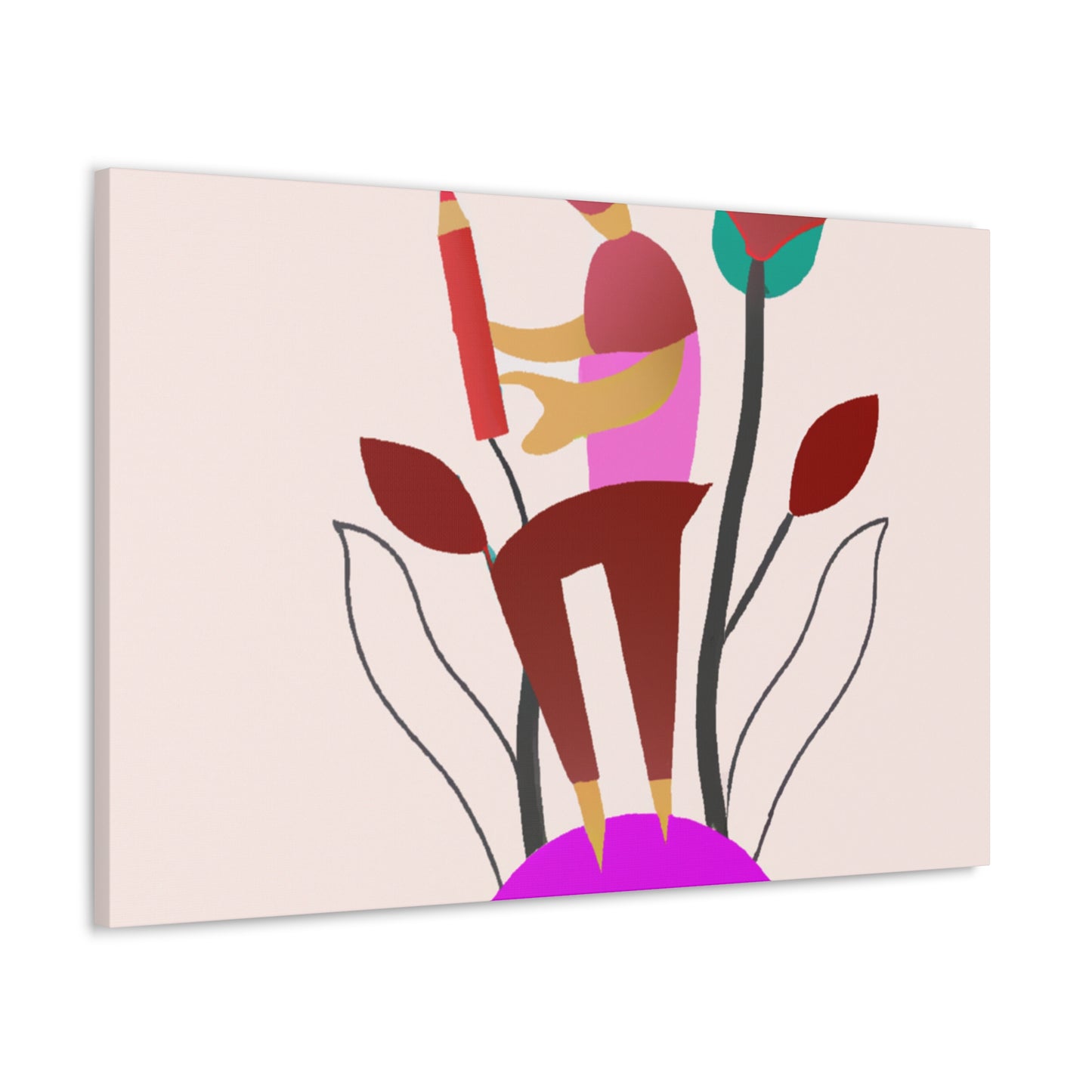Zen Leaf - Minimalism - Canvas