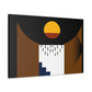 Reflecting Lane- Midcentury - Canvas