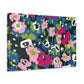 The Floral Frenzy: a game in which players race to collect the most colorful and fragrant flowers in a garden and arrange them in a beautiful bouquet. The player who collects the most flowers and arranges them most creatively wins the game - Canvas