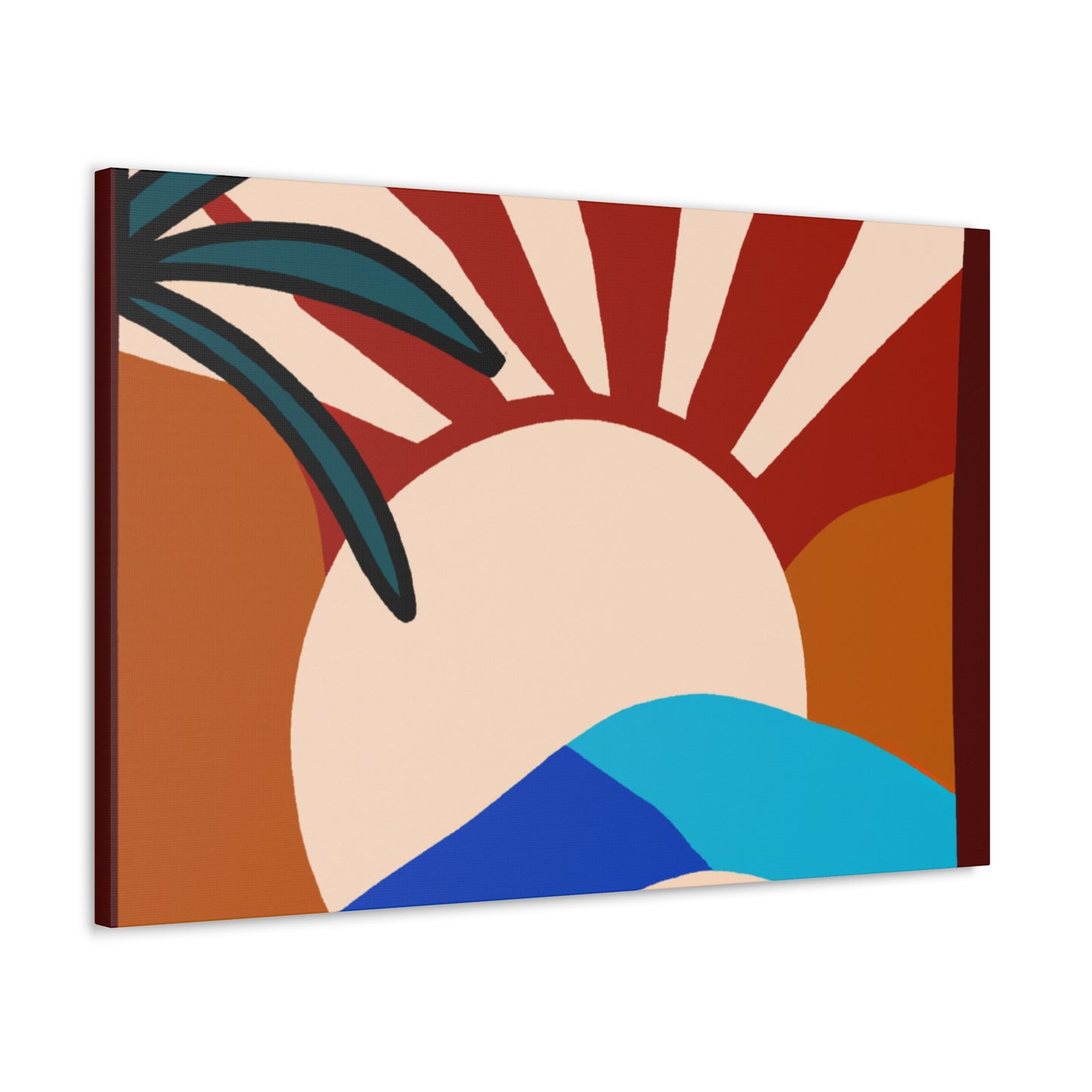 Atomic Reverie- Midcentury - Canvas