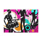 "Boogie Outlaw - Retro Music" - Canvas