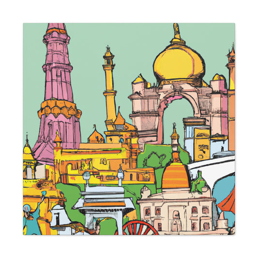 Lotus Island - Destination India - Canvas