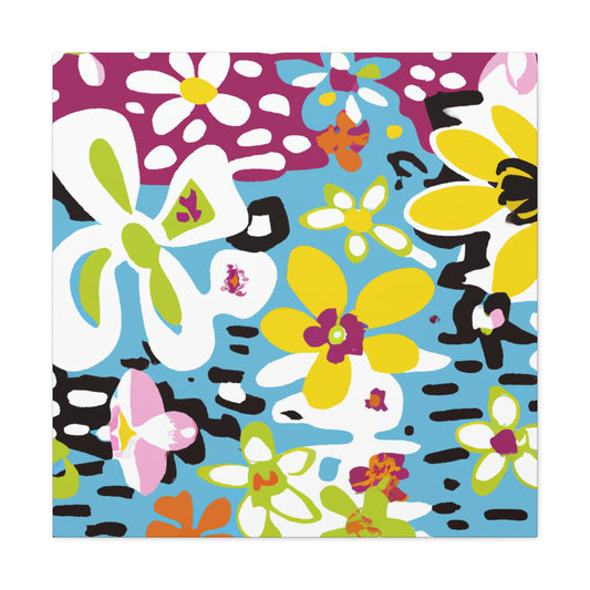'The Petal Palooza' - Floral Canvas